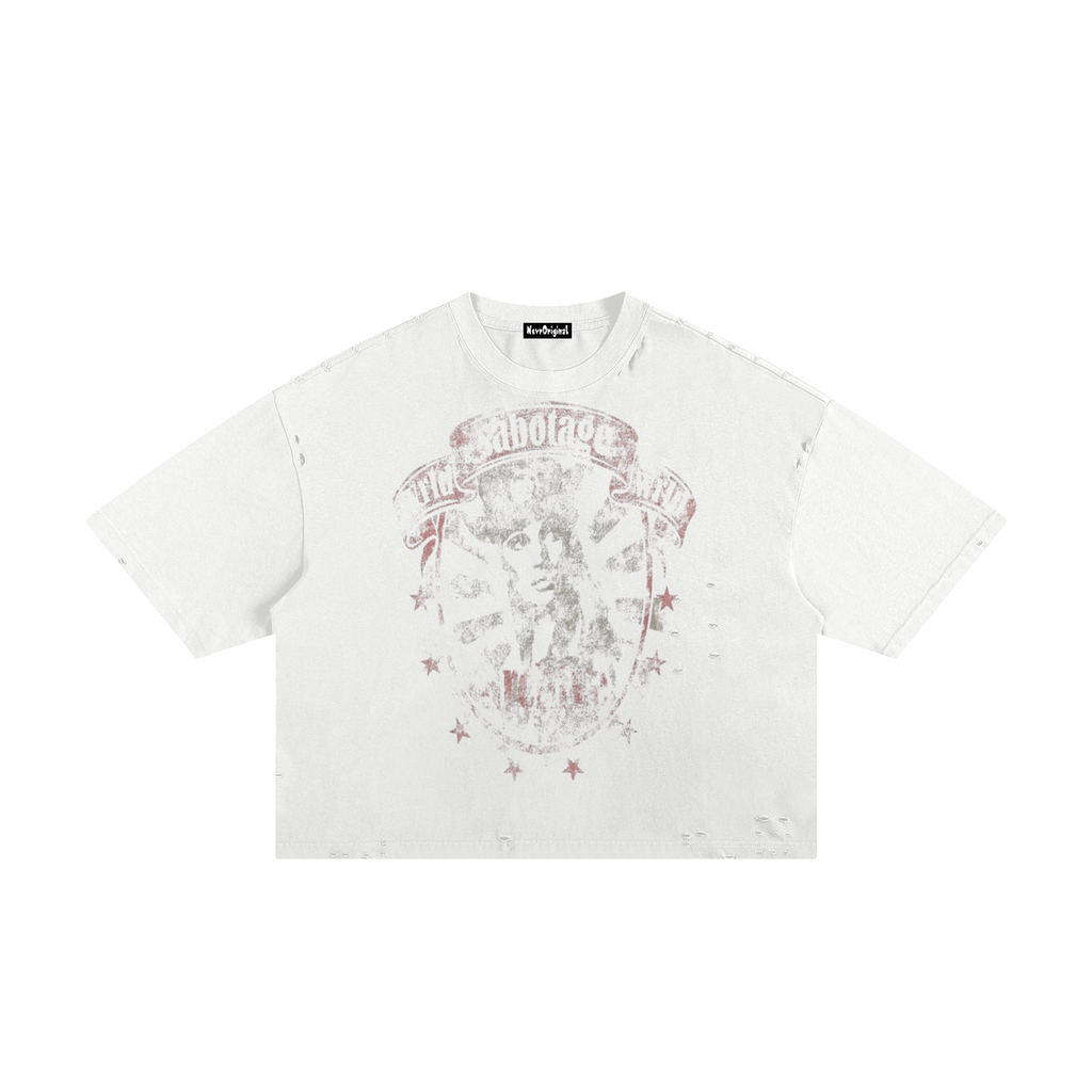 Classic Frayed Boxy Tee