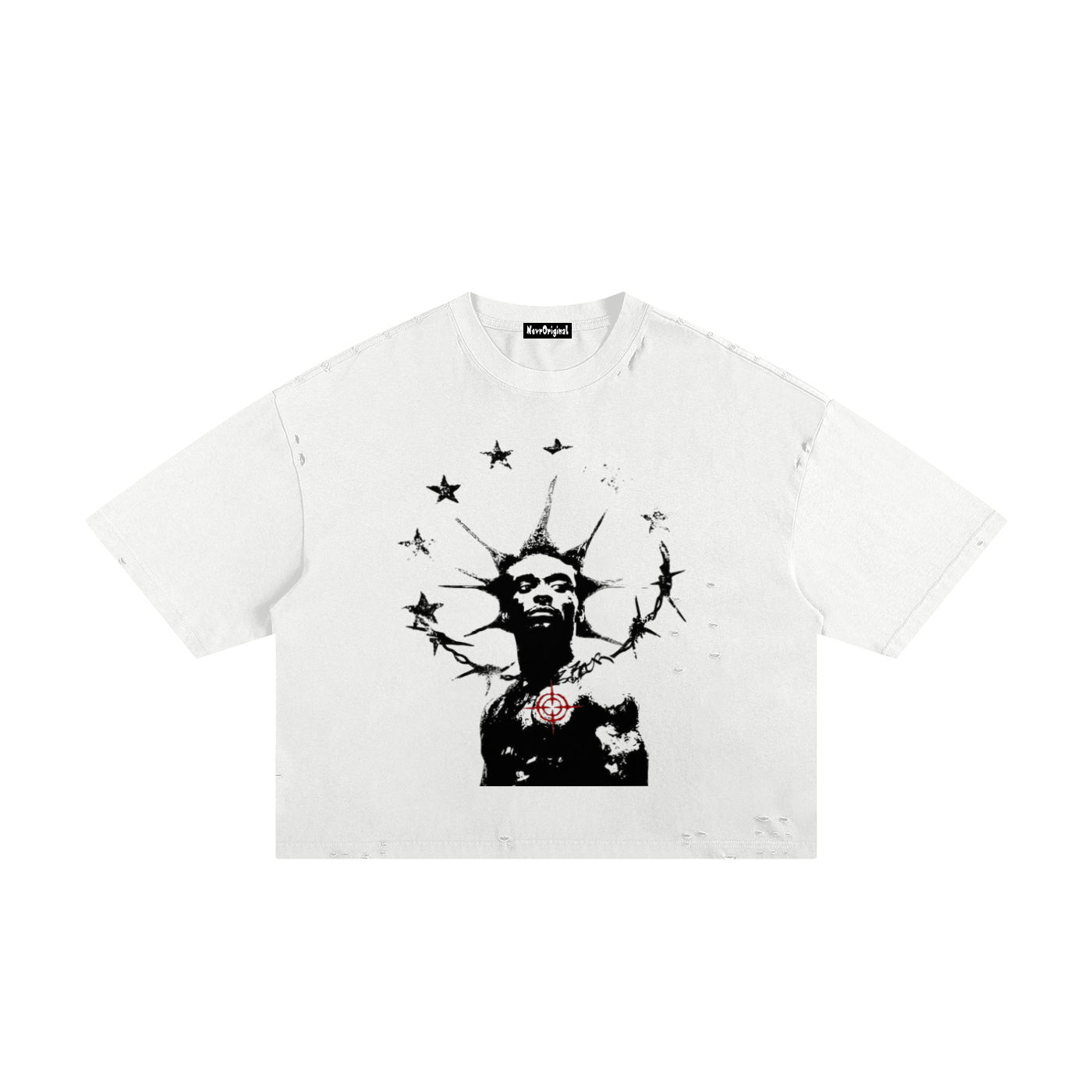 Classic Frayed Boxy Tee