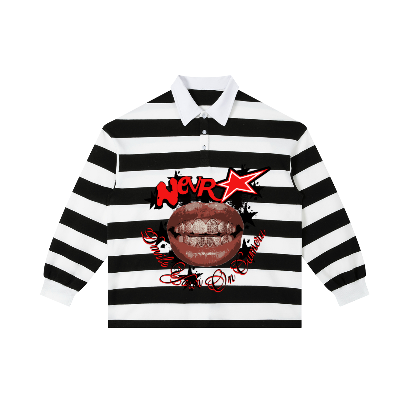 Striped Retro lip LongSleeve