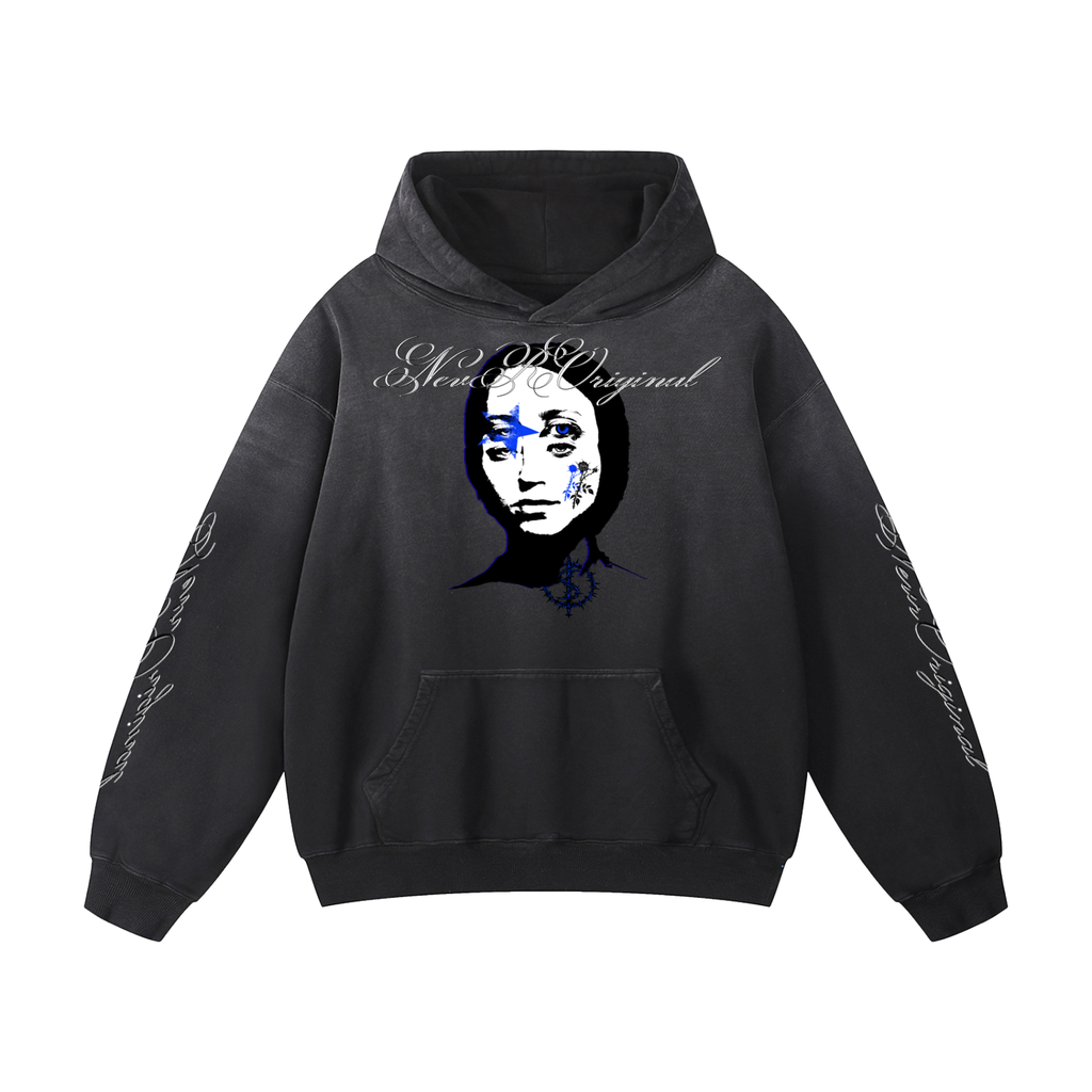 SunFade Oversized Dollface Hoodie